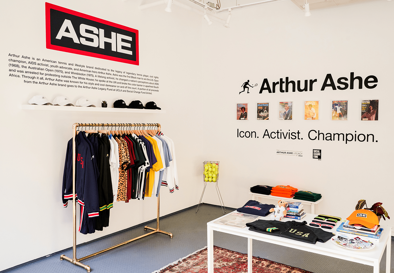 Arthur Ashe NYC Pop-Up Shop